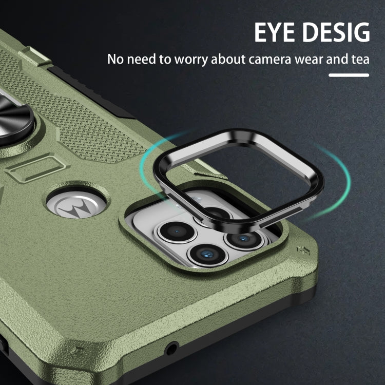 For Motorola Moto G Stylus 2021 Ring Holder Armor Hybrid Phone Case