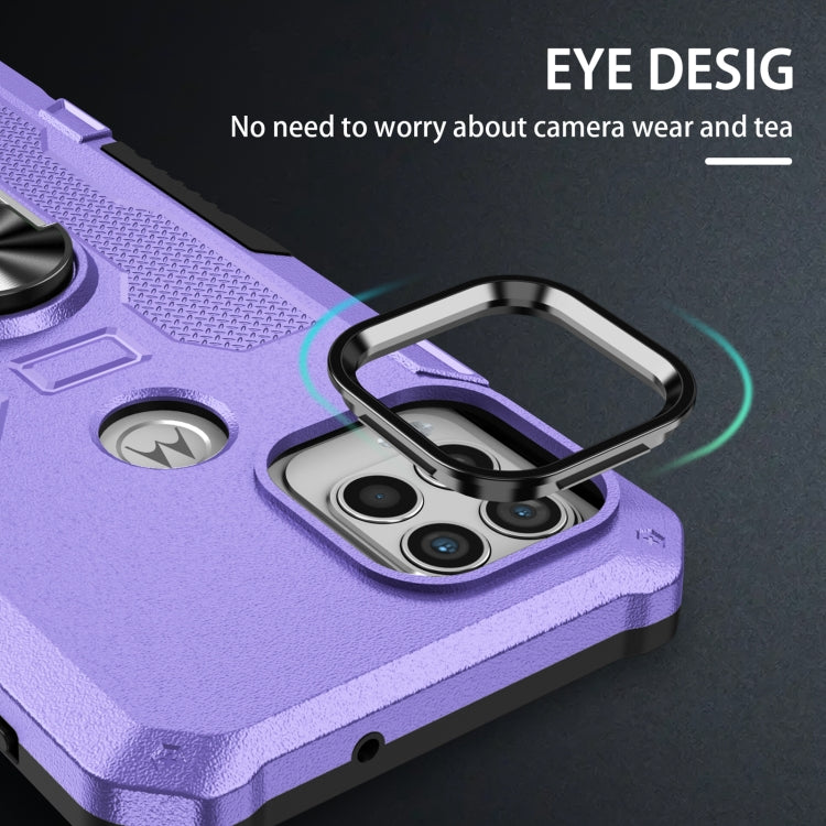 For Motorola Moto G Stylus 2021 Ring Holder Armor Hybrid Phone Case