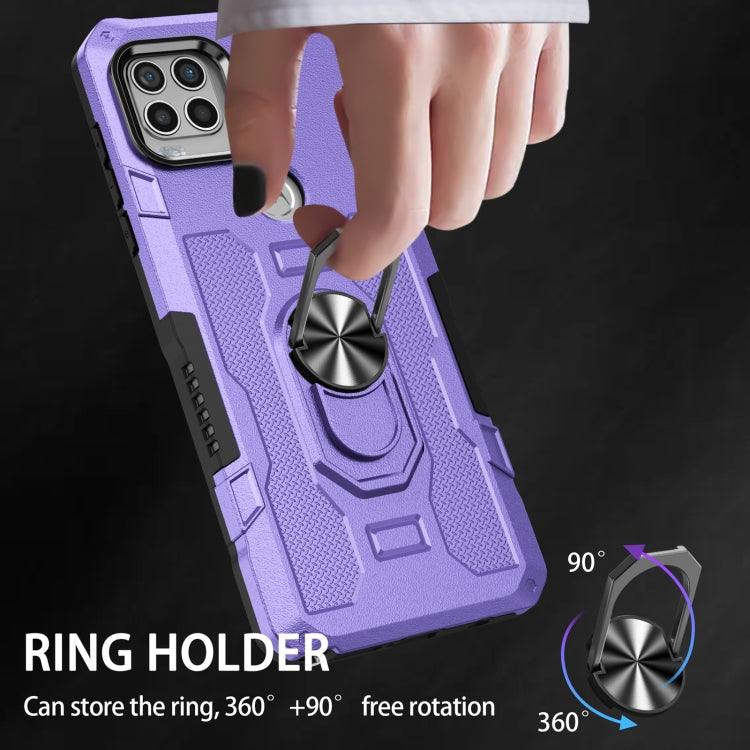 For Motorola Moto G Stylus 2021 Ring Holder Armor Hybrid Phone Case