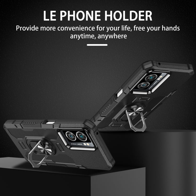 For OPPO A57 5G Ring Holder Armor Hybrid Phone Case