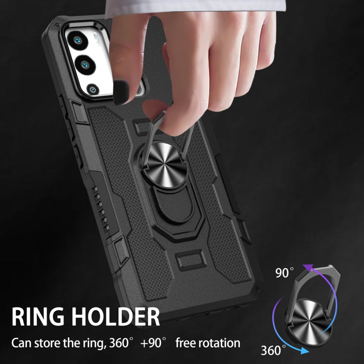 For Infinix Hot 12i Ring Holder Armor Hybrid Phone Case