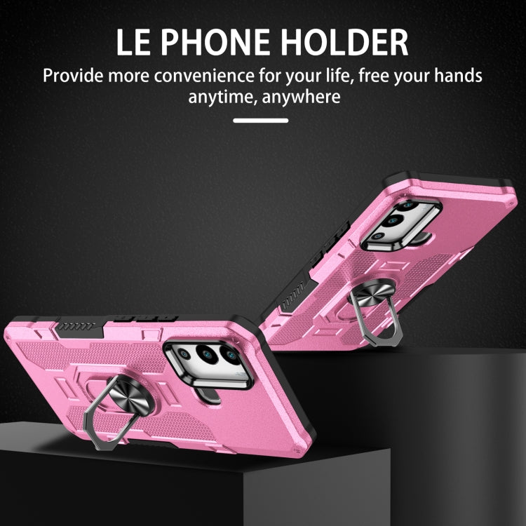 For Infinix Hot 12i Ring Holder Armor Hybrid Phone Case