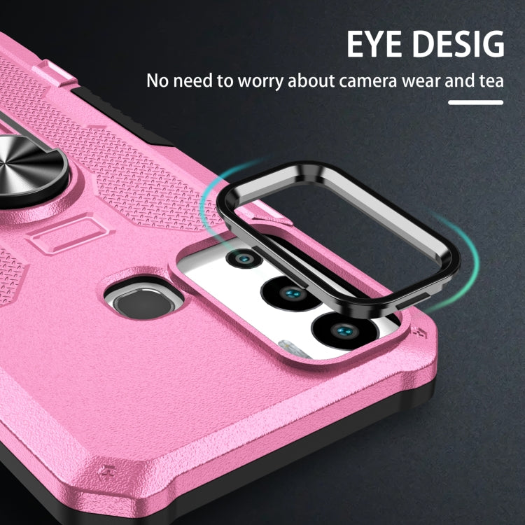 For Infinix Hot 12i Ring Holder Armor Hybrid Phone Case