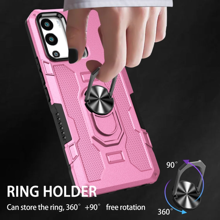 For Infinix Hot 12i Ring Holder Armor Hybrid Phone Case