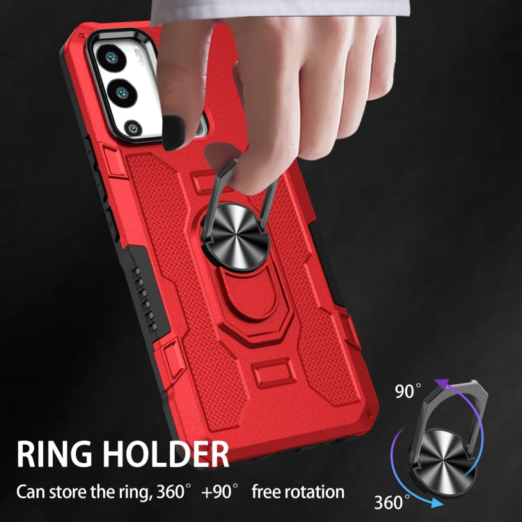 For Infinix Hot 12i Ring Holder Armor Hybrid Phone Case