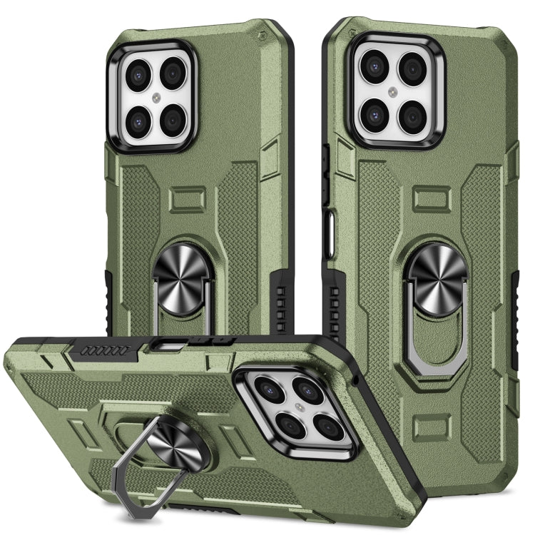 For Honor X8 Ring Holder Armor Hybrid Phone Case