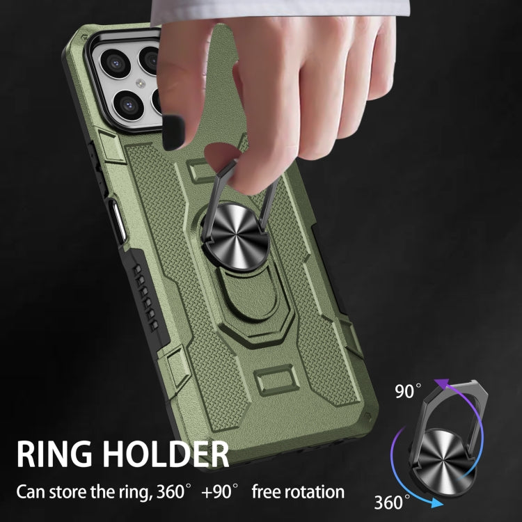 For Honor X8 Ring Holder Armor Hybrid Phone Case