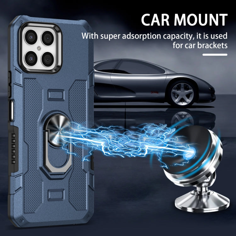 For Honor X8 Ring Holder Armor Hybrid Phone Case