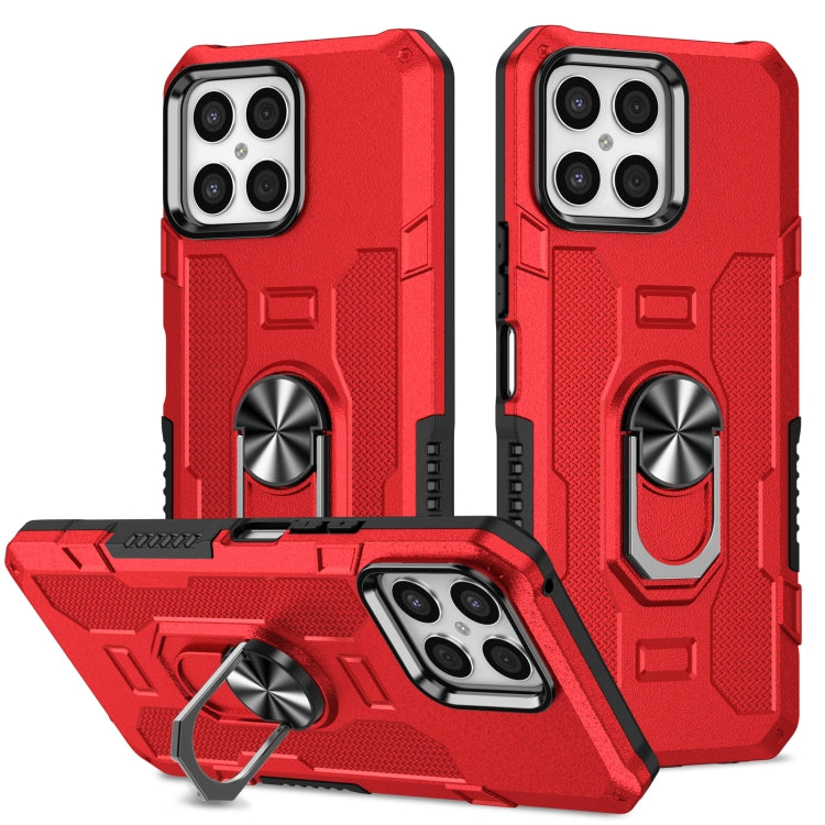 For Honor X8 Ring Holder Armor Hybrid Phone Case