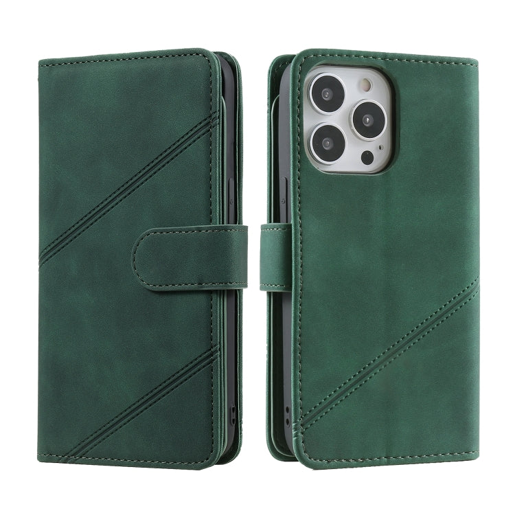 For iPhone 14 Pro Skin Feel Multi-card Wallet Leather Phone Case