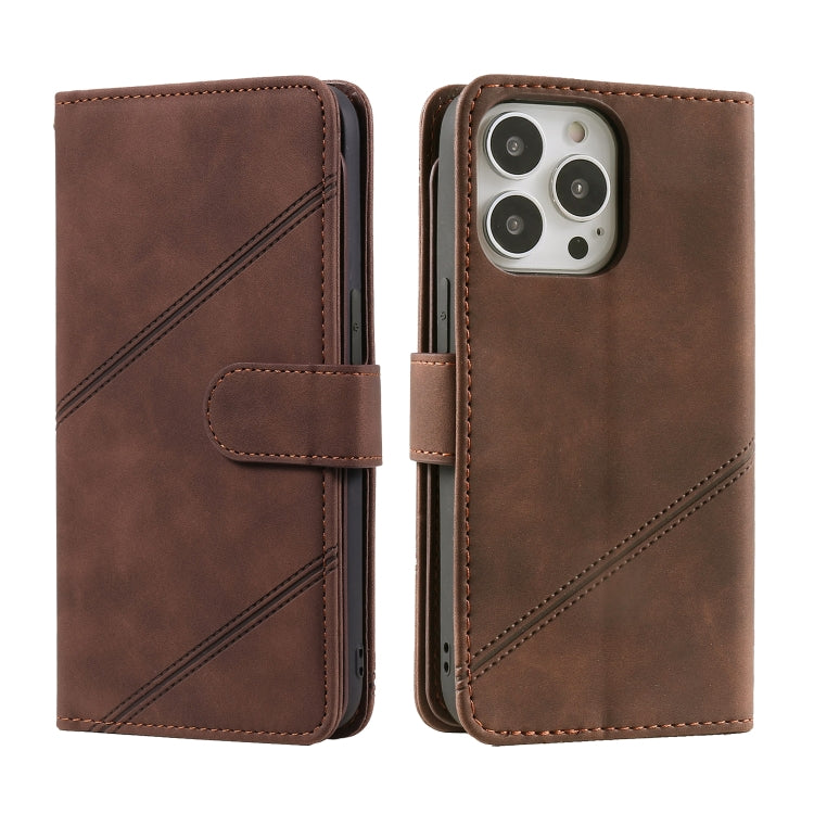 For iPhone 14 Pro Skin Feel Multi-card Wallet Leather Phone Case