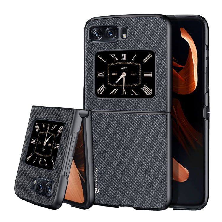 For Motorola Moto Razr 2022 DUX DUCIS Fino Series PU + TPU Phone Case
