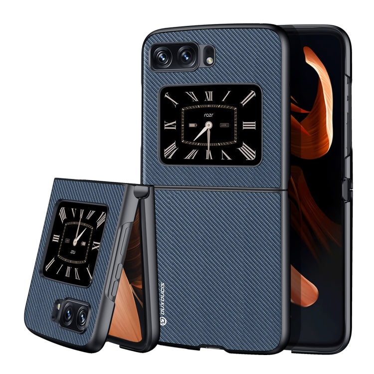 For Motorola Moto Razr 2022 DUX DUCIS Fino Series PU + TPU Phone Case