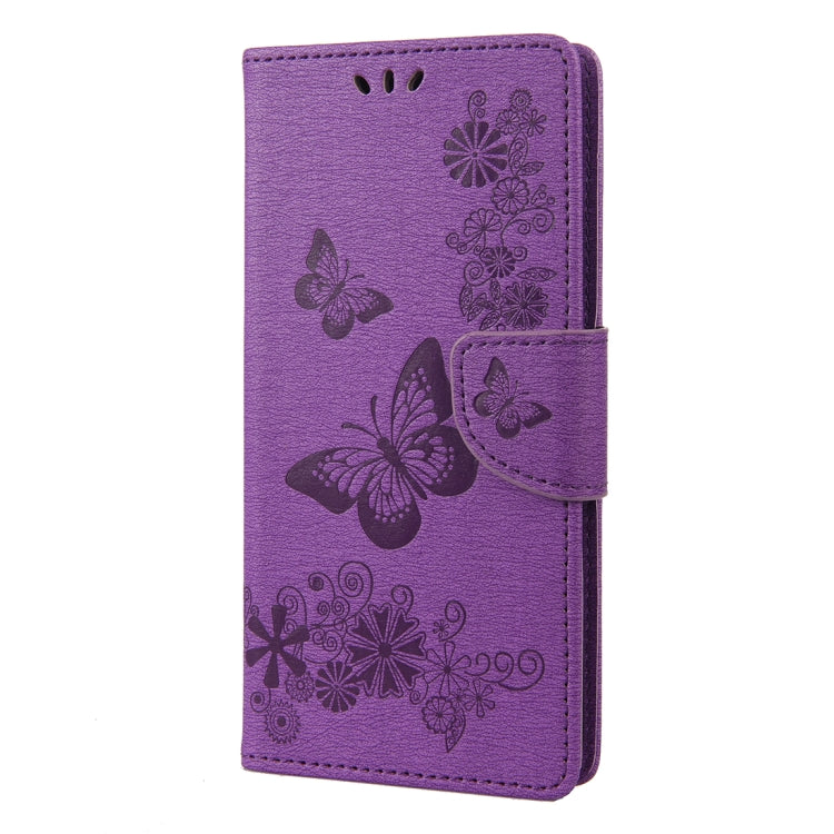 For Samsung Galaxy A23e / A23s Butterfly Embossed Horizontal Flip Leather Phone Case