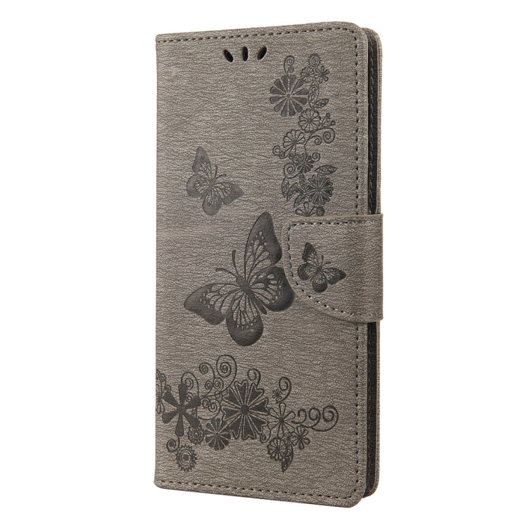 For Samsung Galaxy A23e / A23s Butterfly Embossed Horizontal Flip Leather Phone Case