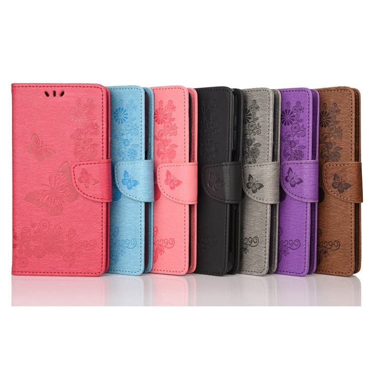 For Samsung Galaxy A23e / A23s Butterfly Embossed Horizontal Flip Leather Phone Case