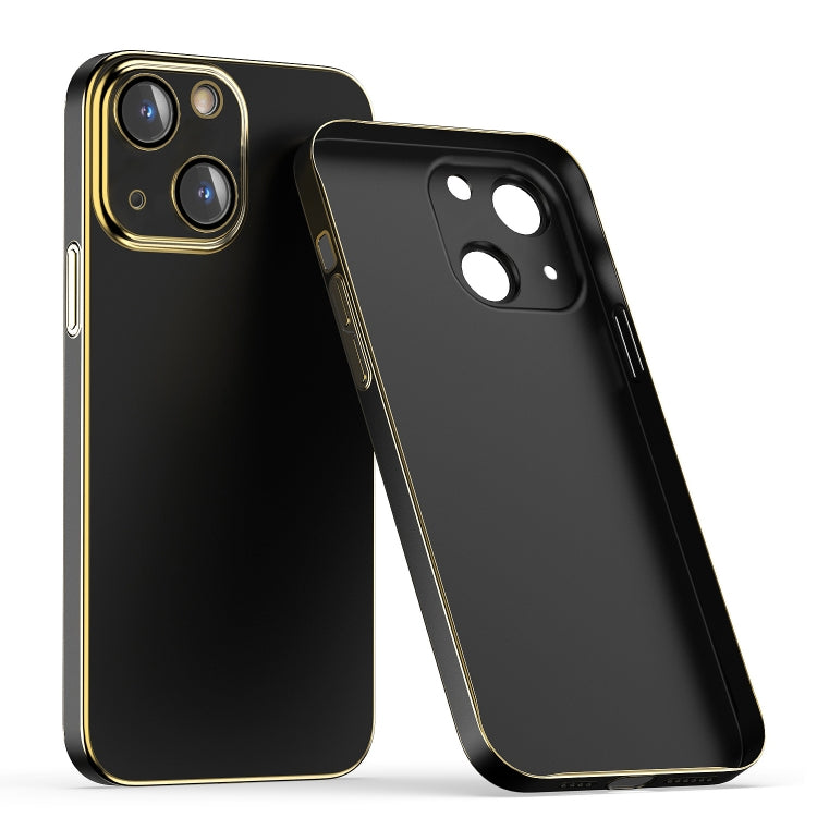 For iPhone 14 Plus Lens Protector Ultra-thin Electroplated PC Phone Case