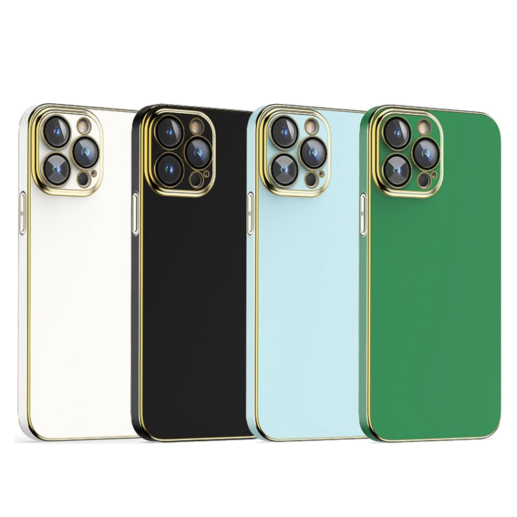 For iPhone 14 Plus Lens Protector Ultra-thin Electroplated PC Phone Case