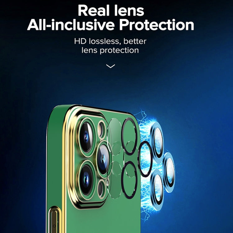 For iPhone 14 Pro Lens Protector Ultra-thin Electroplated PC Phone Case