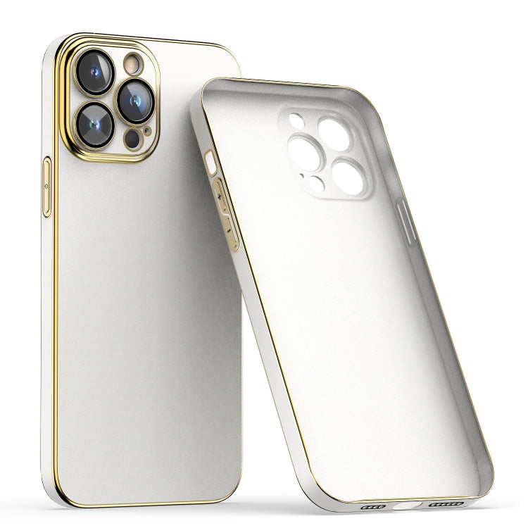 For iPhone 13 Pro Lens Protector Ultra-thin Electroplated PC Phone Case