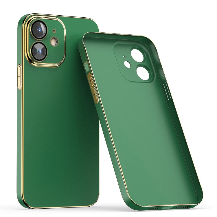 For iPhone 12 Lens Protector Ultra-thin Electroplated PC Phone Case