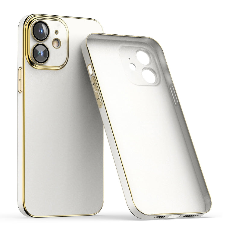 For iPhone 11 Lens Protector Ultra-thin Electroplated PC Phone Case