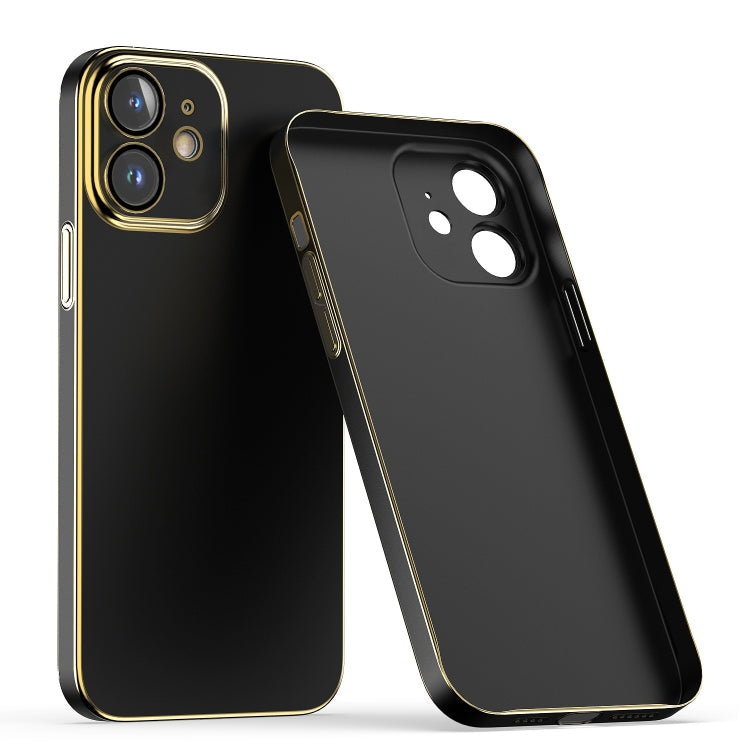 For iPhone 12 mini Lens Protector Ultra-thin Electroplated PC Phone Case