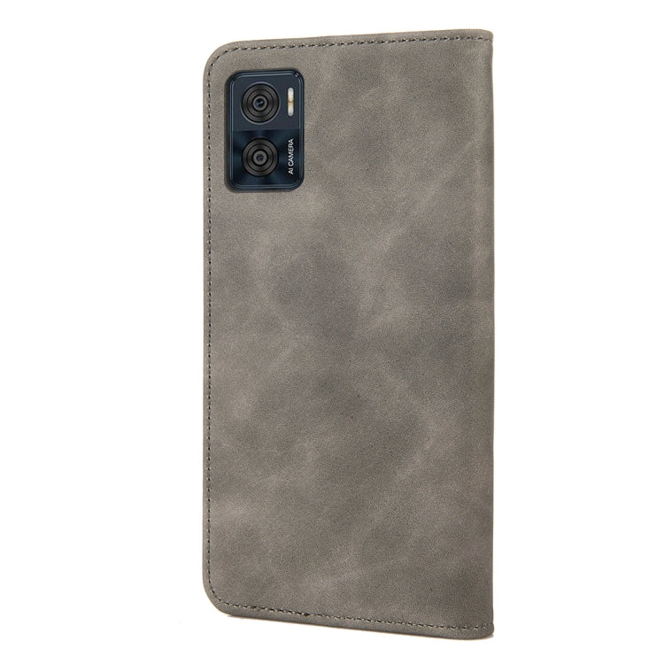 For Motorola Moto E22 / E22i Skin Feel Splicing Leather Phone Case