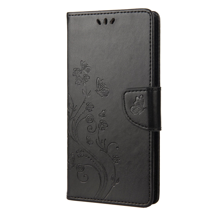 For Motorola Moto E22 / E22i Butterfly Flower Pattern Flip Leather Phone Case