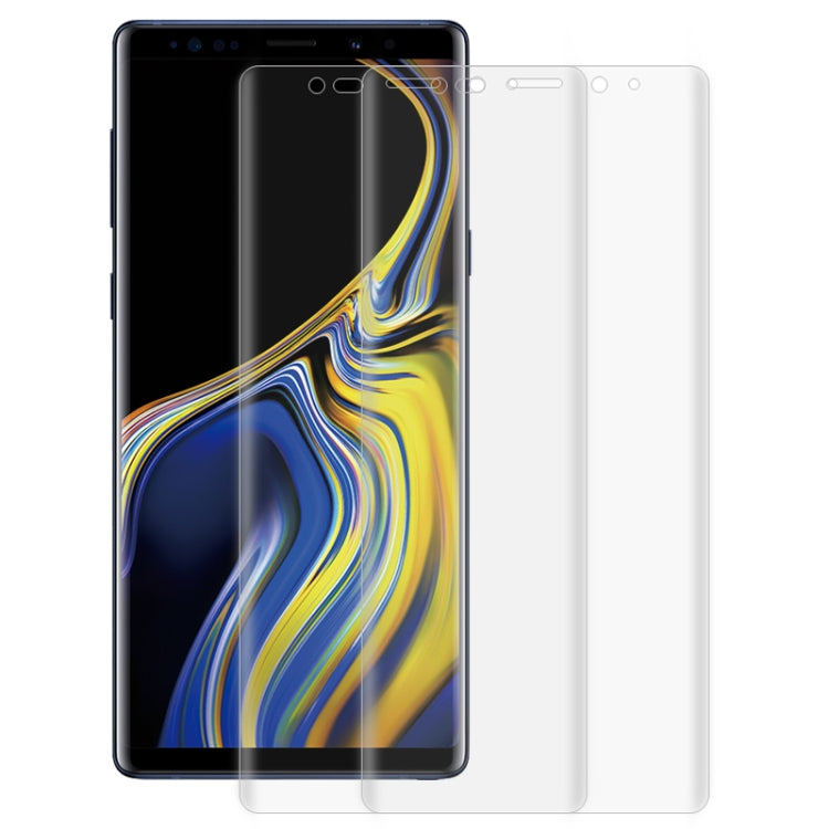 For Galaxy Note 9 2 PCS 3D Curved Full Cover Soft PET Film Screen Protector
