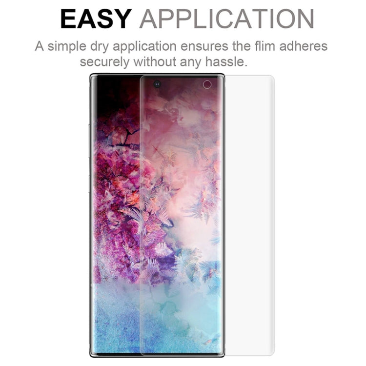 For Galaxy Note 10 Plus 2 PCS 3D Curved Full Cover Soft PET Film Screen Protector