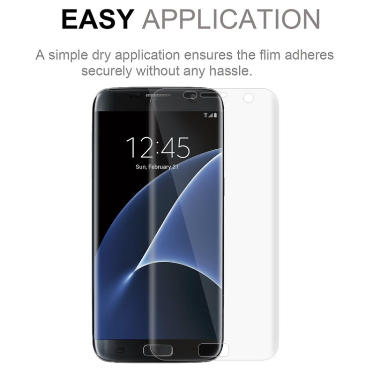 For Galaxy S7 2 PCS 3D Curved Full Cover Soft PET Film Screen Protector