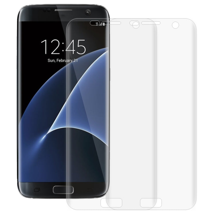 For Galaxy S7 Edge 2 PCS 3D Curved Full Cover Soft PET Film Screen Protector