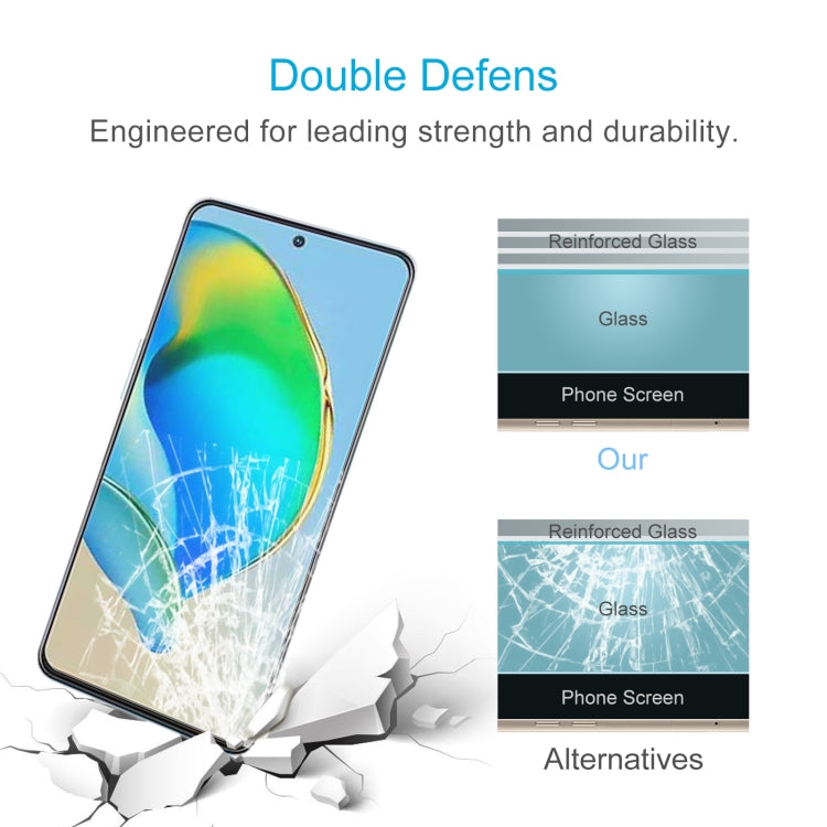 For ZTE Axon 40 SE 10pcs 0.26mm 9H 2.5D Tempered Glass Film