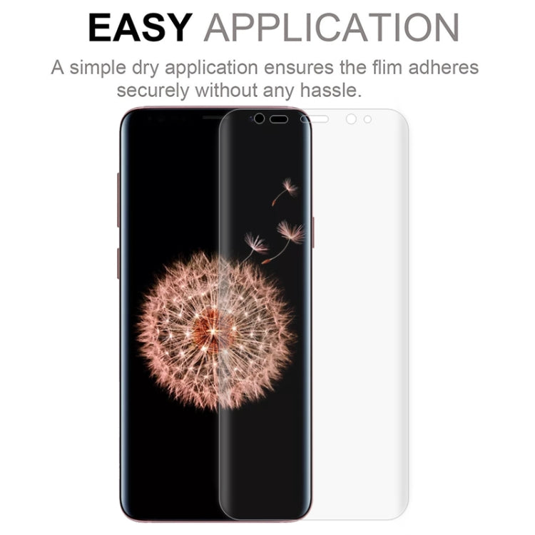 For Galaxy S9+ 2 PCS 3D Curved Full Cover Soft PET Film Screen Protector