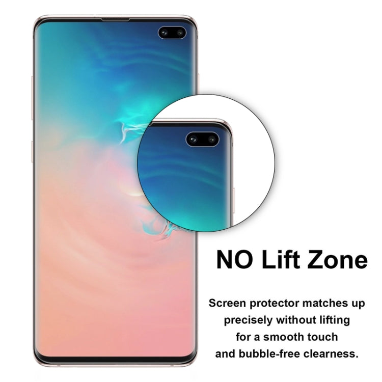 For Galaxy S10+ 2 PCS 3D Curved Full Cover Soft PET Film Screen Protector