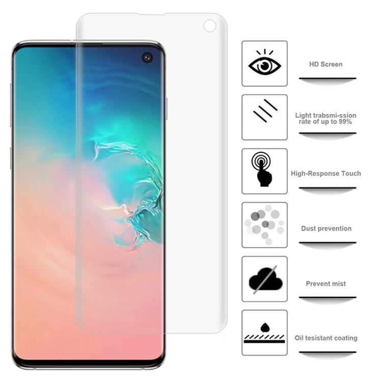 For Galaxy S10e 2 PCS 3D Curved Full Cover Soft PET Film Screen Protector