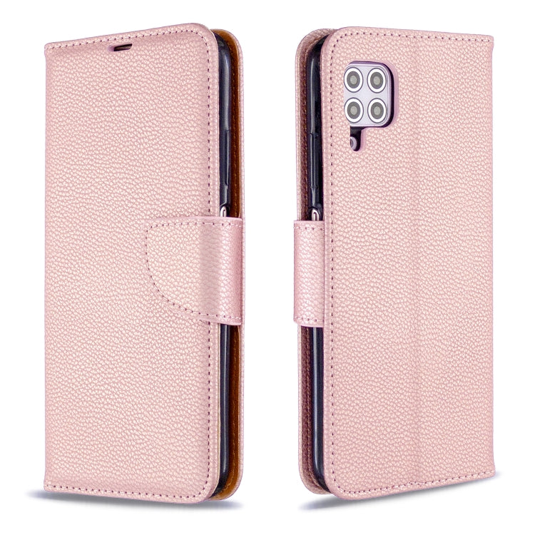 For Huawei P40 Lite Litchi Texture  Pure Color Horizontal Flip PU Leather Case with Holder & Card Slots & Wallet & Lanyard