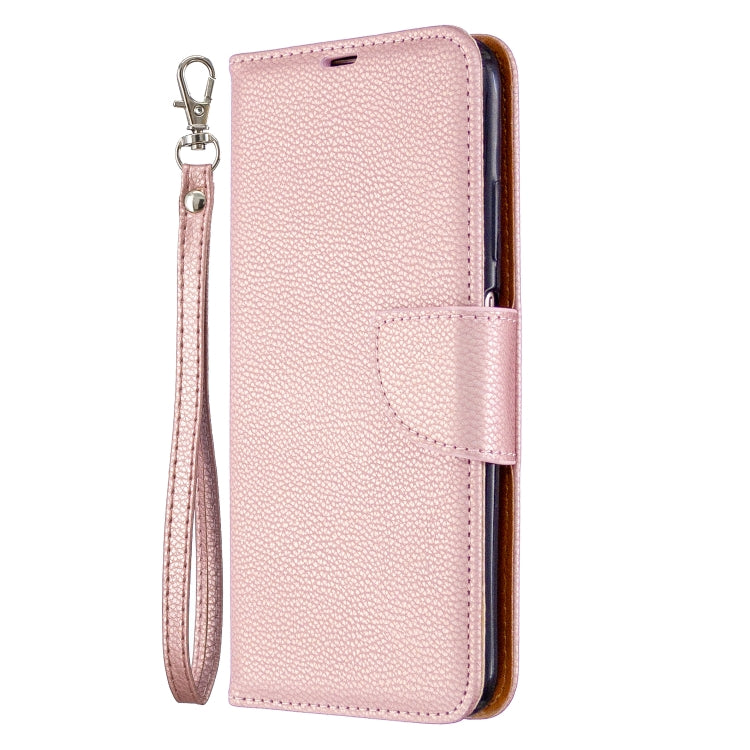 For Huawei P40 Lite Litchi Texture  Pure Color Horizontal Flip PU Leather Case with Holder & Card Slots & Wallet & Lanyard