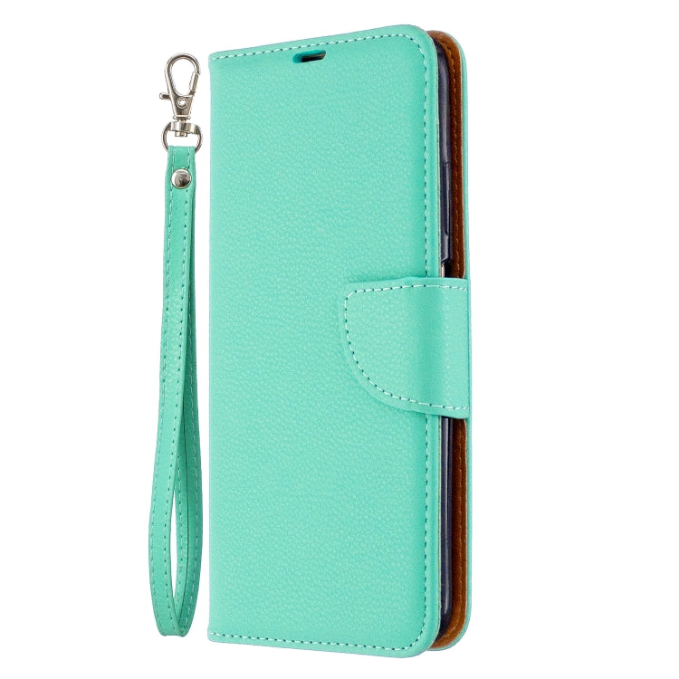 For Huawei P40 Lite Litchi Texture  Pure Color Horizontal Flip PU Leather Case with Holder & Card Slots & Wallet & Lanyard