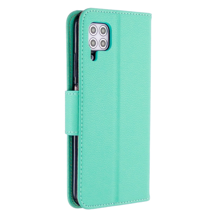 For Huawei P40 Lite Litchi Texture  Pure Color Horizontal Flip PU Leather Case with Holder & Card Slots & Wallet & Lanyard