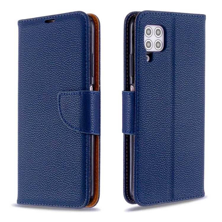 For Huawei P40 Lite Litchi Texture  Pure Color Horizontal Flip PU Leather Case with Holder & Card Slots & Wallet & Lanyard