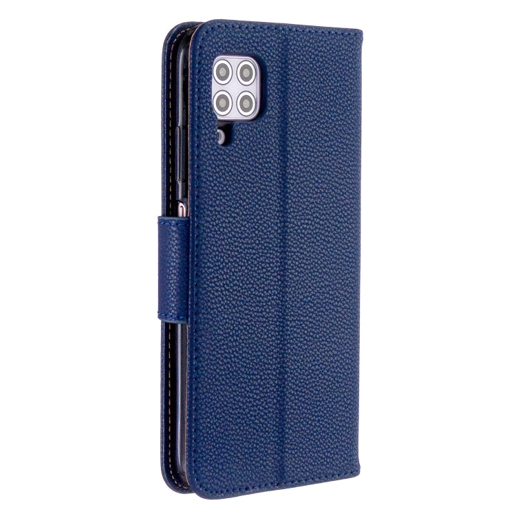 For Huawei P40 Lite Litchi Texture  Pure Color Horizontal Flip PU Leather Case with Holder & Card Slots & Wallet & Lanyard