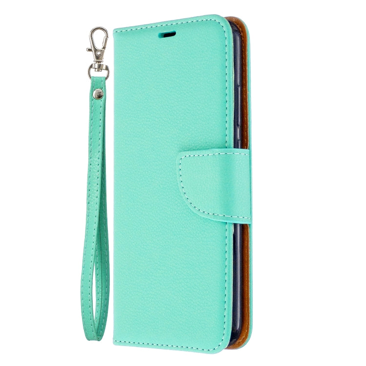 For Huawei P40 Lite E / Y7P Litchi Texture  Pure Color Horizontal Flip PU Leather Case with Holder & Card Slots & Wallet & Lanyard