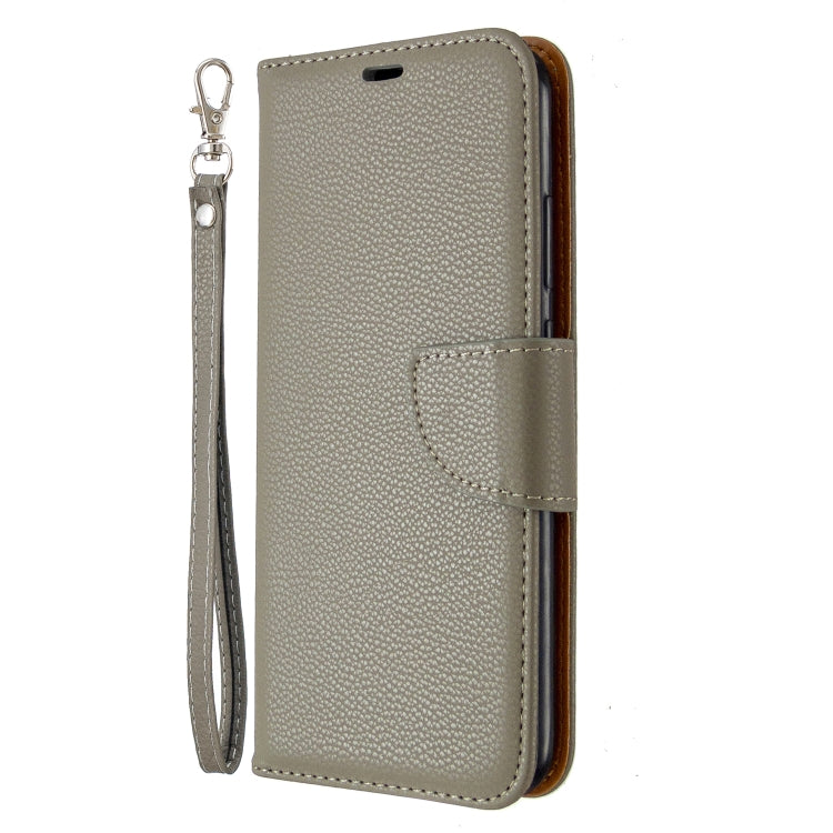 For Huawei P40 Lite E / Y7P Litchi Texture  Pure Color Horizontal Flip PU Leather Case with Holder & Card Slots & Wallet & Lanyard