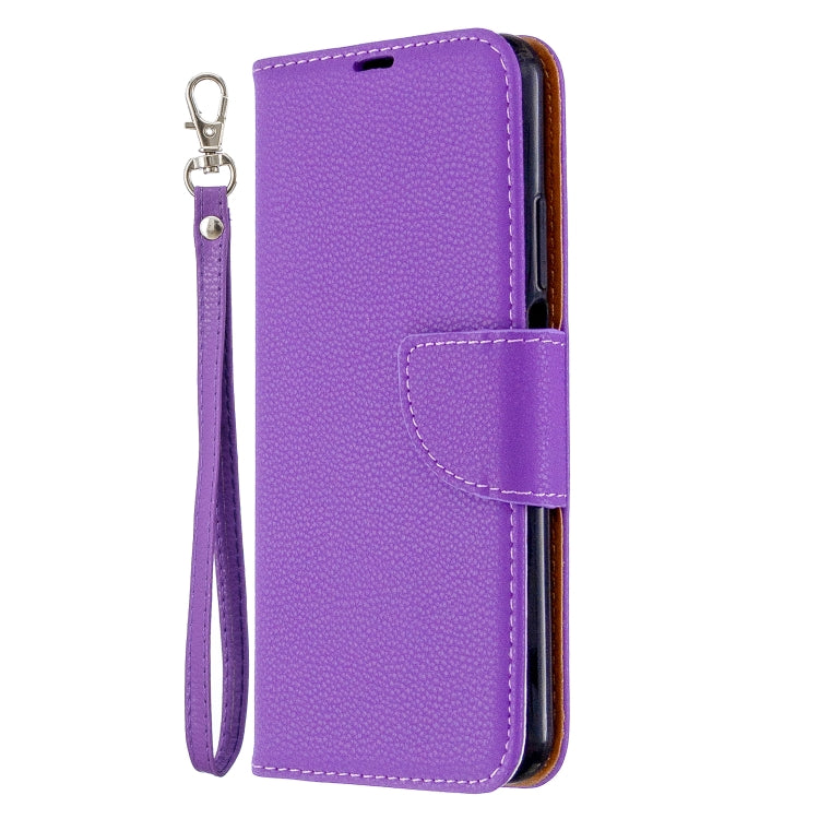 For Huawei Honor 20S Litchi Texture  Pure Color Horizontal Flip PU Leather Case with Holder & Card Slots & Wallet & Lanyard