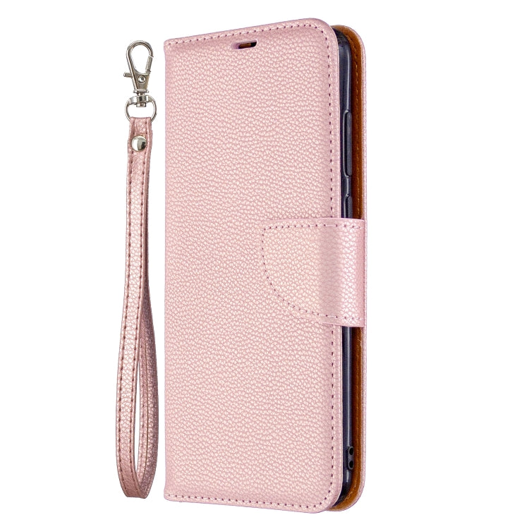 For Galaxy A11 Litchi Texture  Pure Color Horizontal Flip PU Leather Case with Holder & Card Slots & Wallet & Lanyard