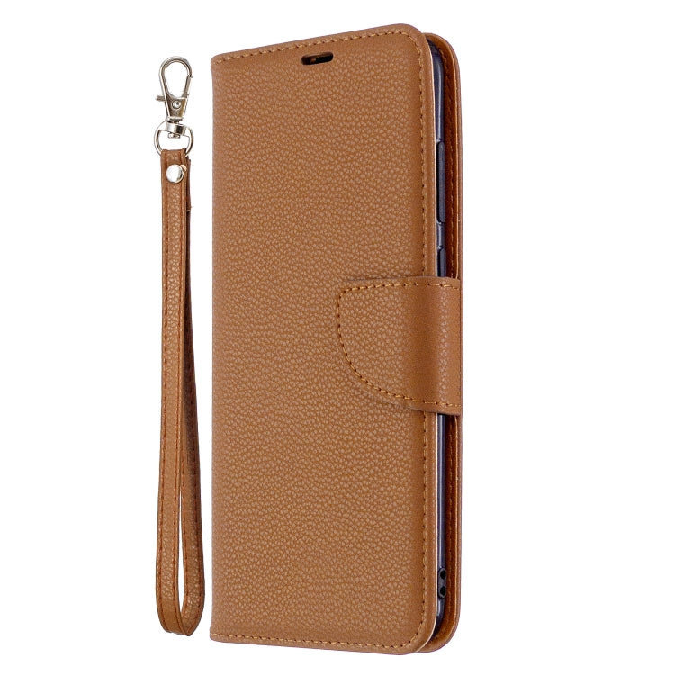 For Galaxy A11 Litchi Texture  Pure Color Horizontal Flip PU Leather Case with Holder & Card Slots & Wallet & Lanyard