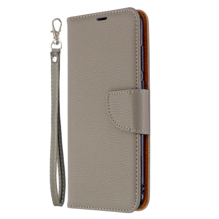 For Galaxy A11 Litchi Texture  Pure Color Horizontal Flip PU Leather Case with Holder & Card Slots & Wallet & Lanyard