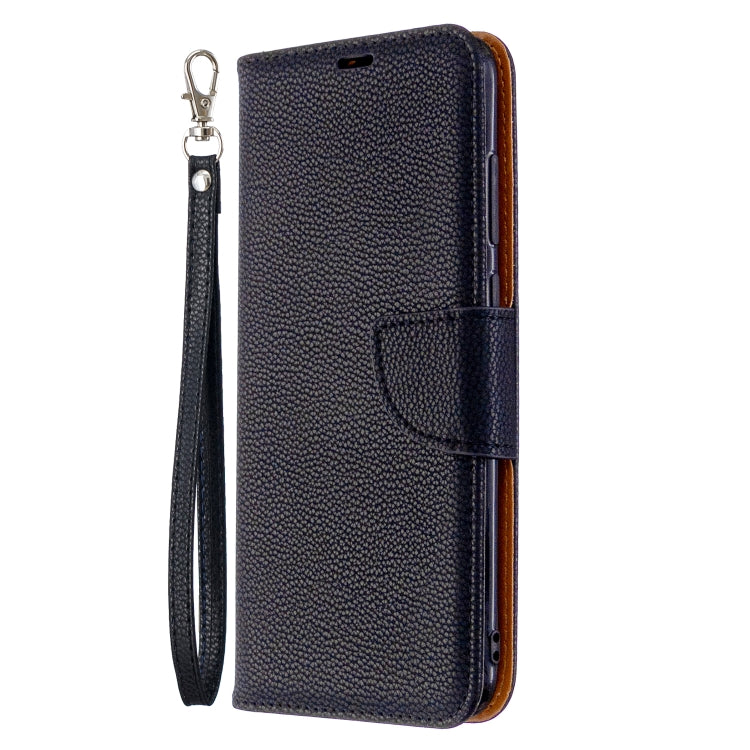 For Galaxy A11 Litchi Texture  Pure Color Horizontal Flip PU Leather Case with Holder & Card Slots & Wallet & Lanyard
